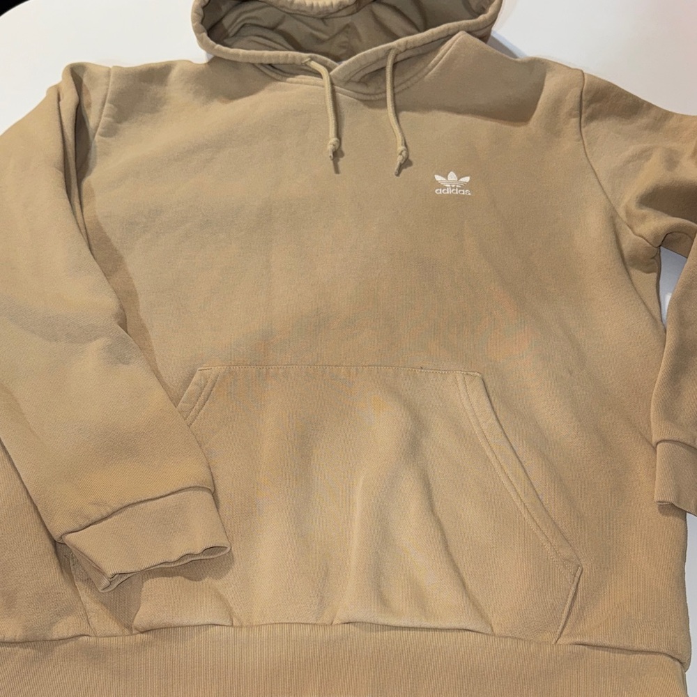 Adidas Beige Hoodie for Men‎